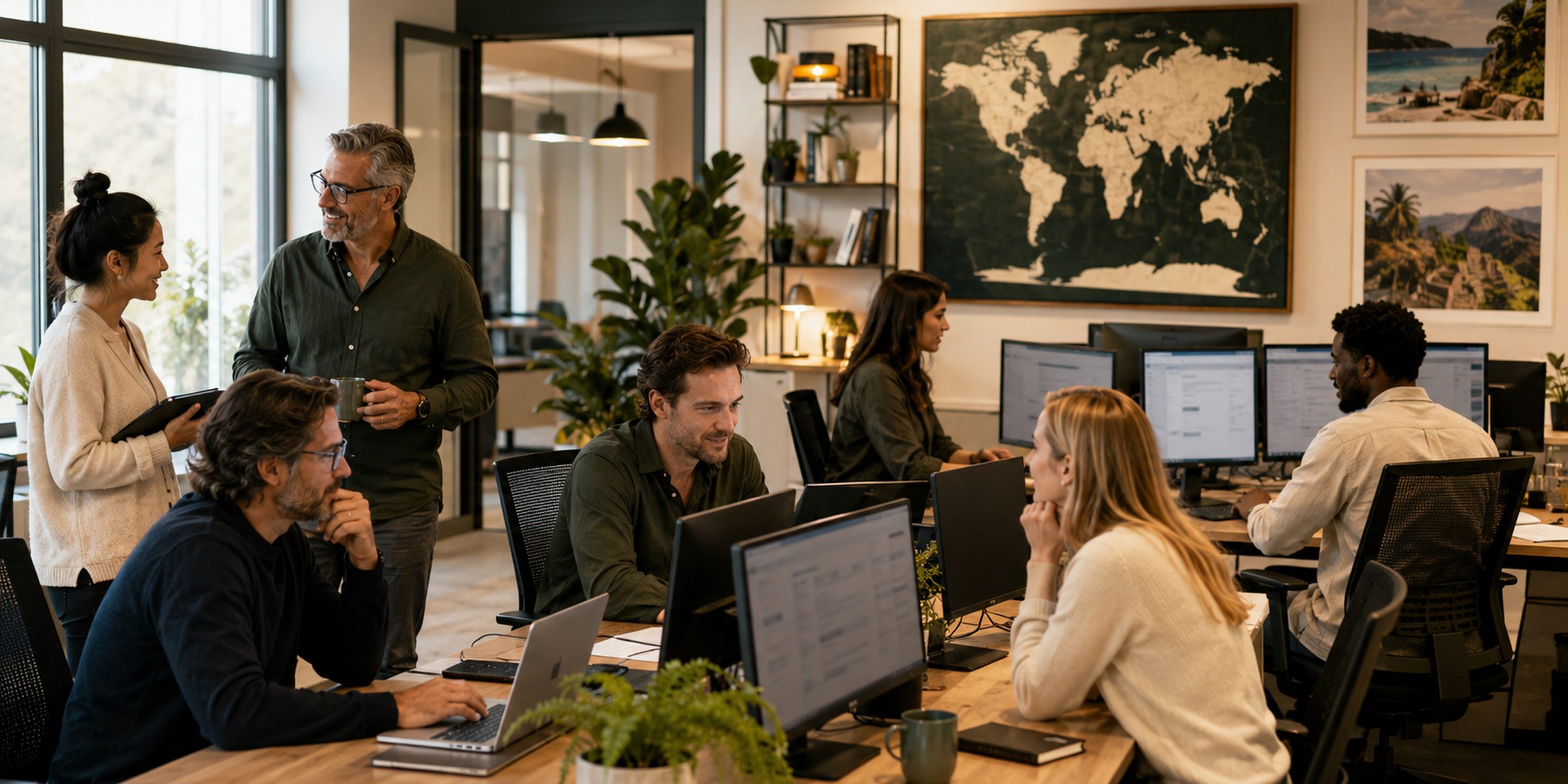 The Booking Demand team at work